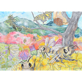 「春山のミツバチ」